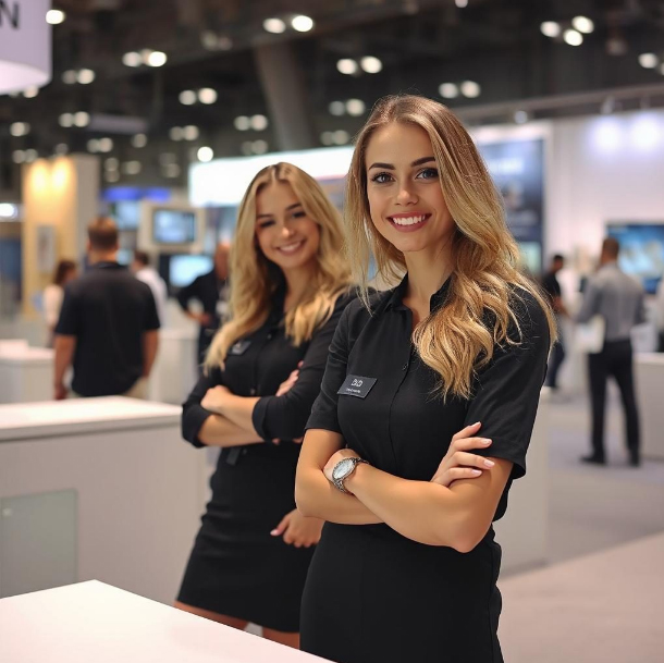 Hostesses, Models, Interpreters, and Booth Assistants at FIBO Cologne