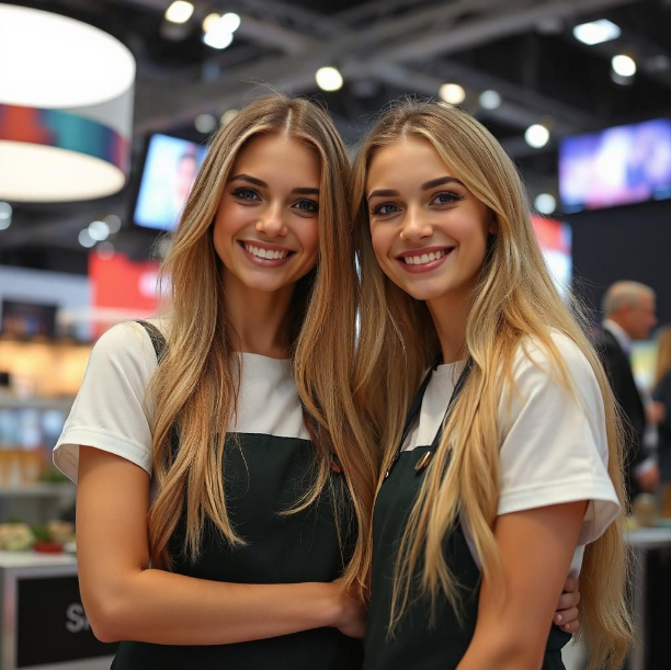 Hostesses, Models, Interpreters, and Booth Assistants at Hannover Messe Hostesses, Models, Interpreters, and Booth Assistants at Hannover Messe